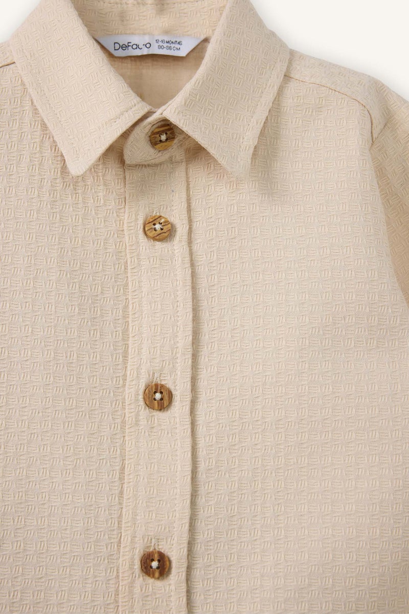 ديفاكتو طقم موسلين قميص وبنطلون للرضع أولادي - قطعتين - Image 3